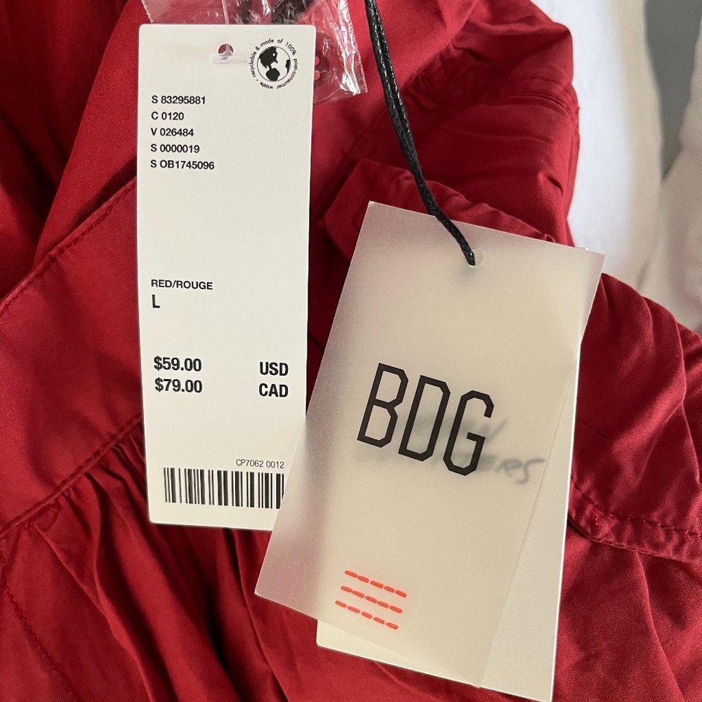 BDG Belle Double-Button Mini Skirt